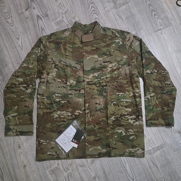 5.11 Stryke TDU MultiCam Long Sleeve Shirt Size 2XL